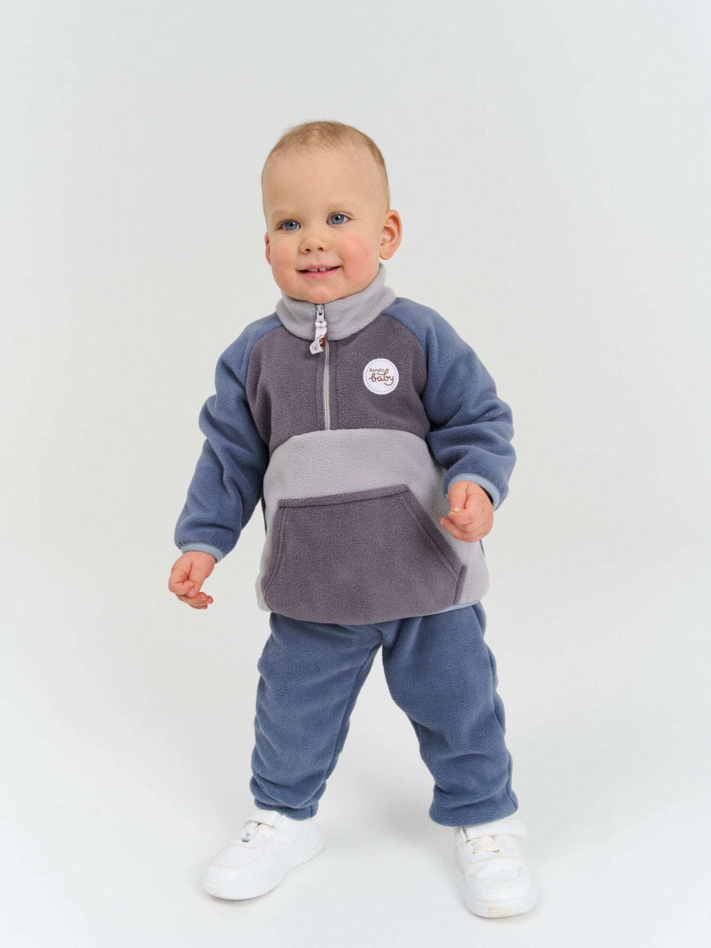 Костюм флисовый Колор блок "Гроза" 0+