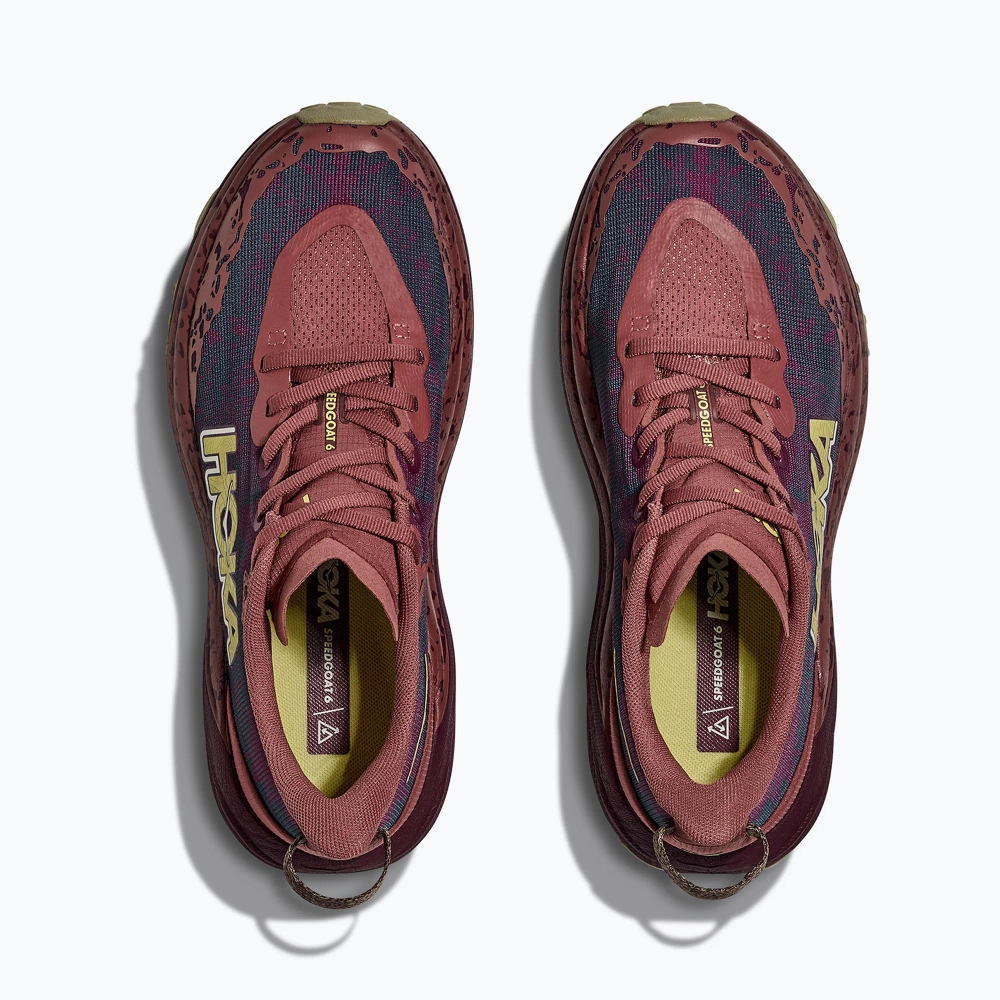 Женские кроссовки для бега HOKA Speedgoat 6 rouge/black cherry