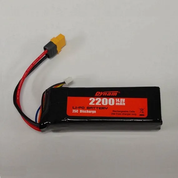 Аккумулятор 14.8V 2200MAH 25C Lipo Dynam - DY-6015