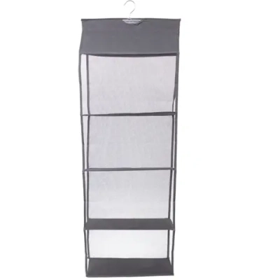 Органайзер подвесной для хранения вещей «ИДЕЯДОМА», цвет серый, 4 секции, 112*40*17см