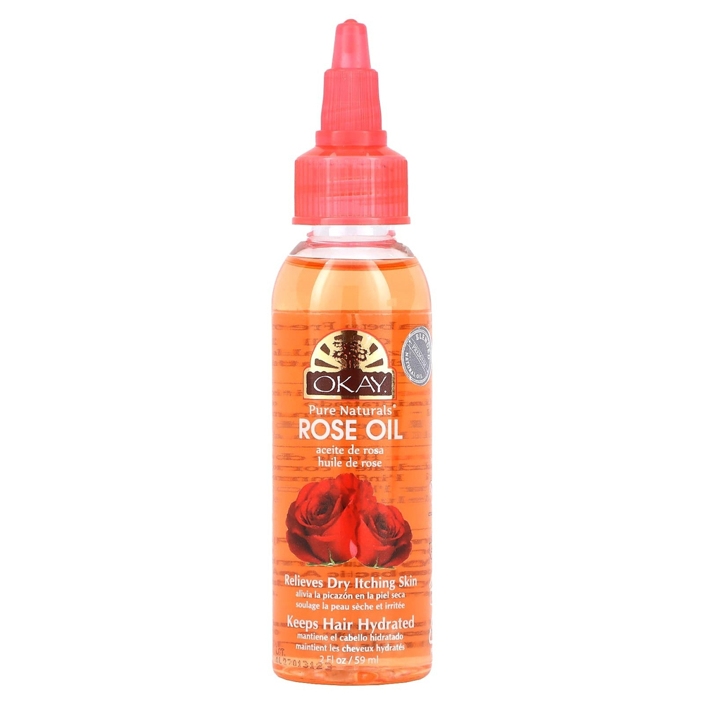Okay Pure Naturals, Розовое масло, 59 мл (2 жидк. унц.)