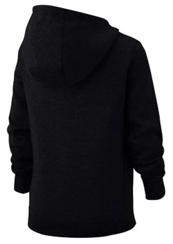 Кофта для девочки теннисная  Nike Sportswear Pullover Hoodie - black/barely volt