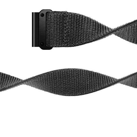Ремешок TacFit 22 мм. для Garmin Fenix 7 / 6 / 5, Epix 2, Instinct / Instinct 2, Forerunner 9х5, Marq / Marq 2 нейлоновый быстросъемный Велкро (Черный)