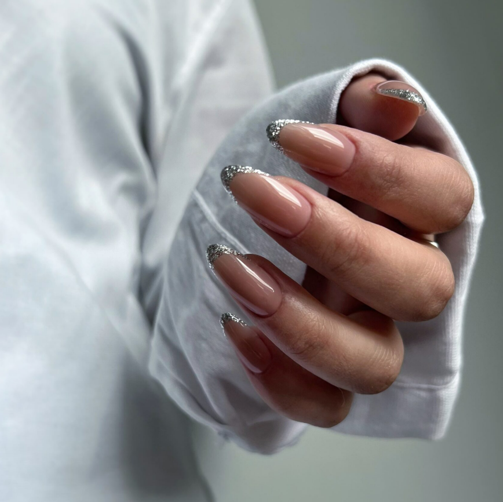 She Гель лак фольга серебро