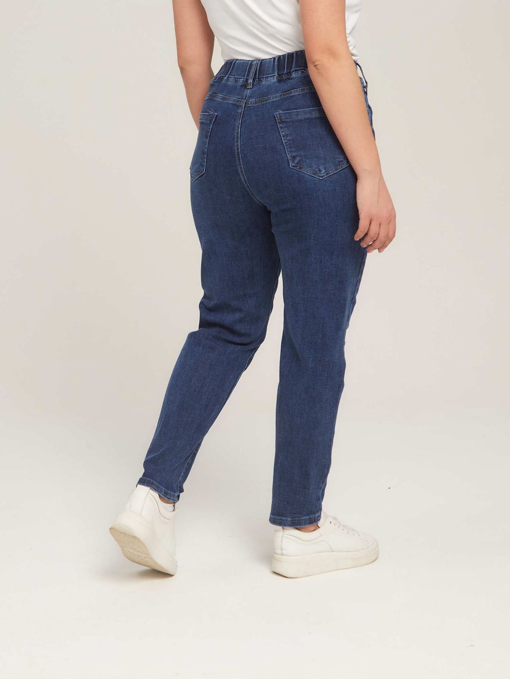 Джинсы на резинке больших размеров