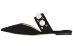 Jimmy Choo Basette Closed Toe Slippers Women"s Black