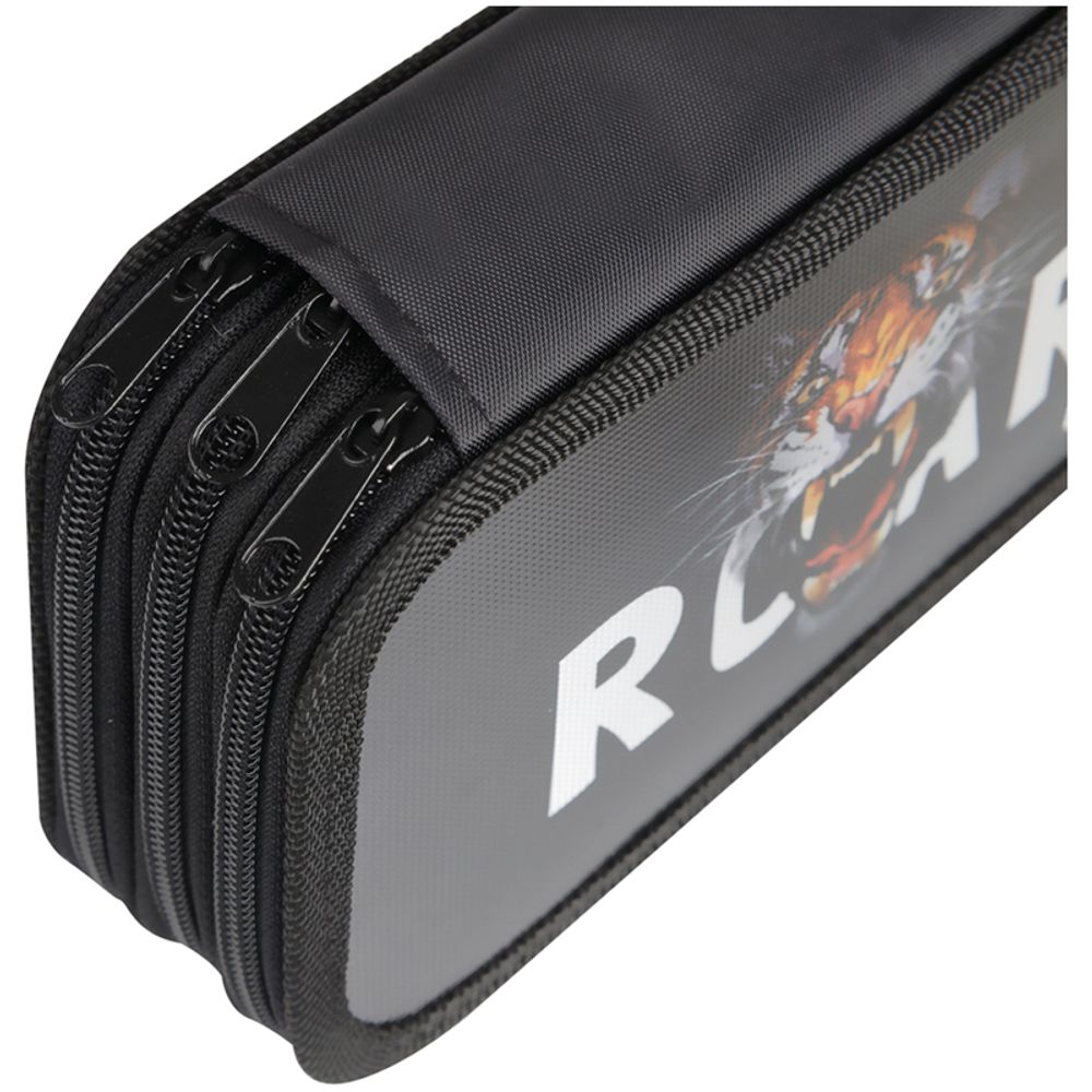 Пенал 3 отделения, 190*110 ArtSpace "Roar", ламинация, фольга