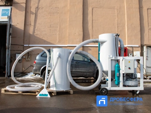 Система сбора и рекуперации абразива СОВ-4-2М