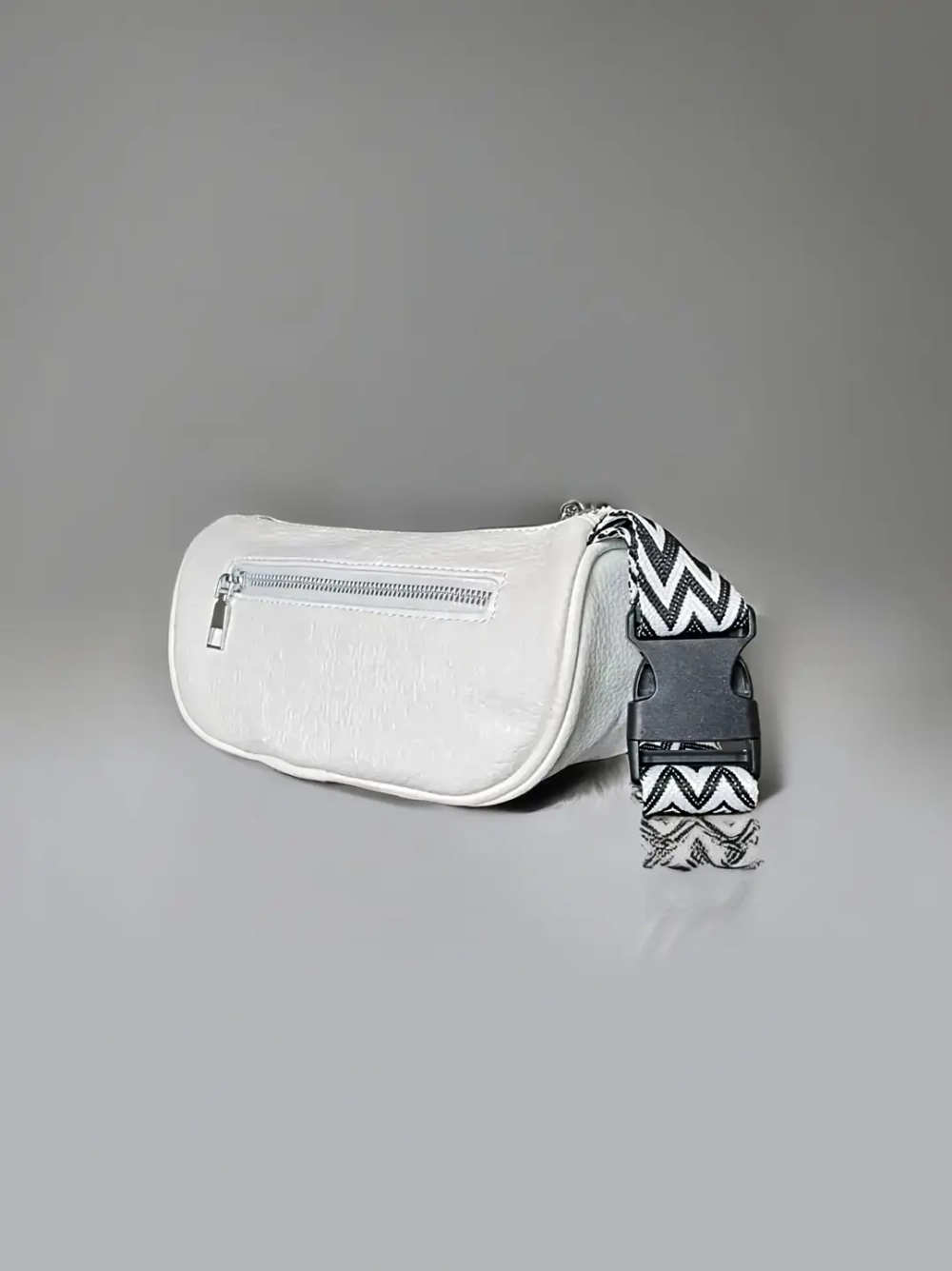 Сумка женская кросс-боди экокожа белая QOZA