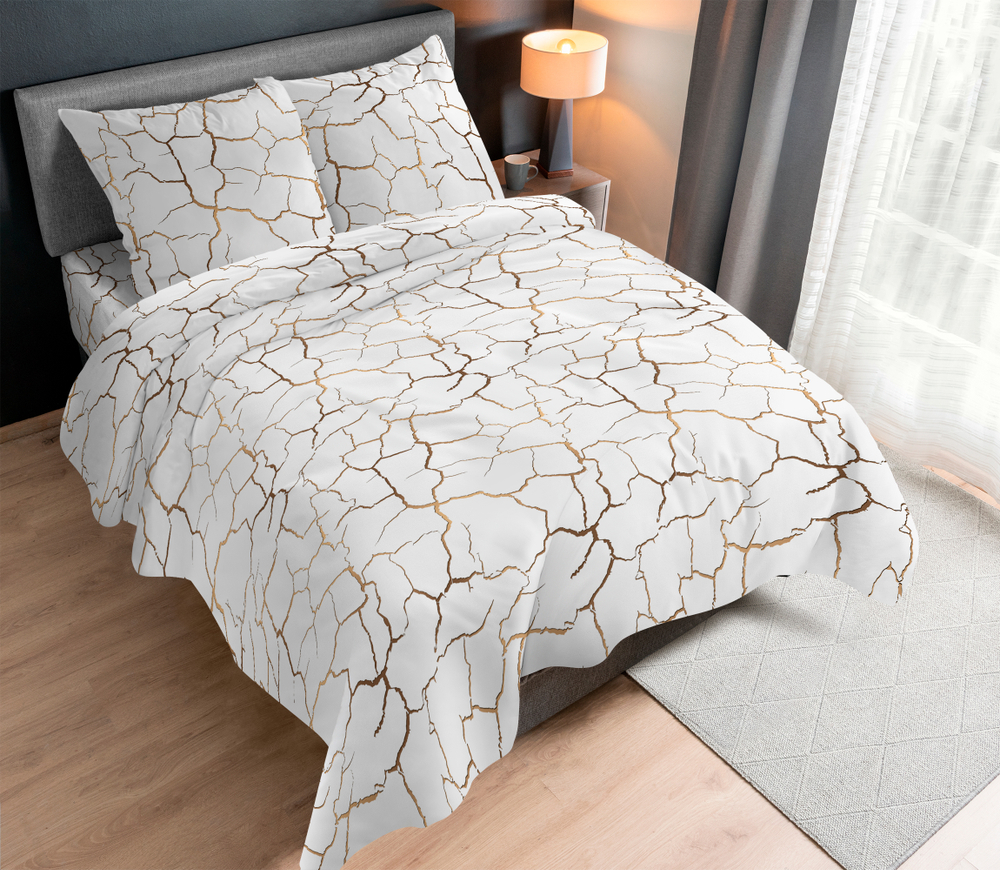 КПБ Евро с простыней на рез. 160х200 БЯЗЬ "БР13"