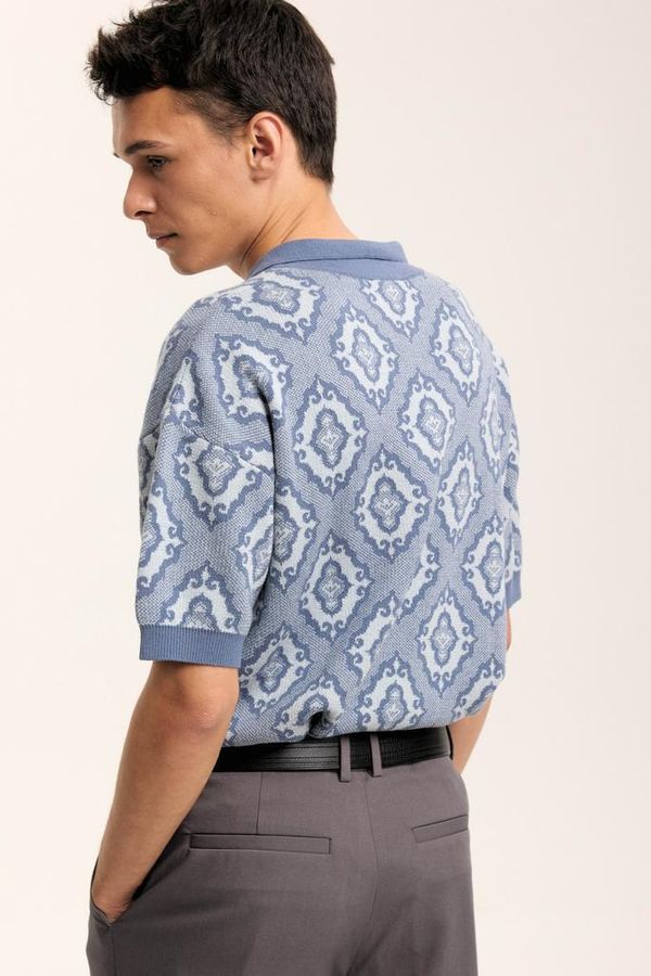 Поло Тюбетейка индиго - фото 4