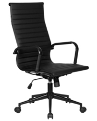 Офисное кресло для руководителей DOBRIN CLARK SIMPLE BLACK, чёрный