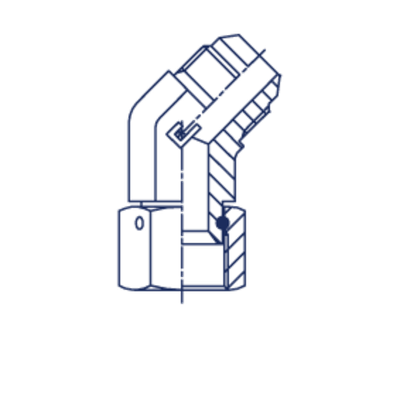 Соединение PN45 JIC 3/4"
