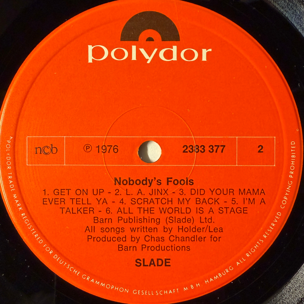 Slade - Nobody's Fools (Скандинавия 1976г.)