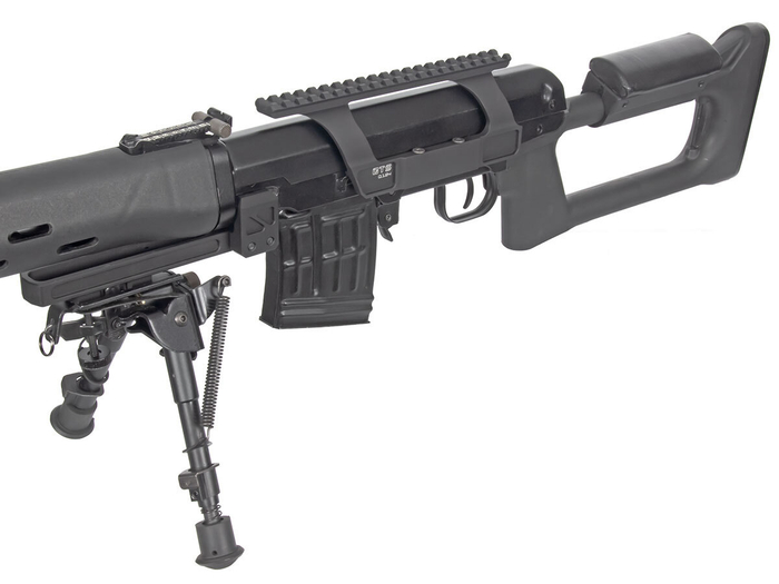 Кронштейн GTS Q.124 боковой небыстросъёмный низкий Picatinny для СВД/Тигр