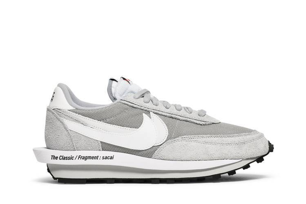 Кроссовки Fragment Design X Sacai X Nike Ldwaffle "Light Smoke Grey"