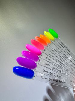 Nail Moda Gel Neon Kiwi - Гель моделирующий цветной, 15мл