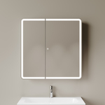 Зеркальный шкаф с LED подсветкой Sancos Diva 800х149х800, DIV800