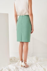 4800 Юбка женская (светло-зеленый)