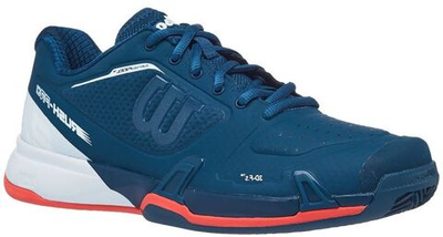 Женские Кроссовки теннисные Wilson Rush Pro 2.5 2021 Clay W - majolica blue/wht/hot coral
