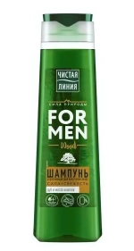 Шампунь для волос мужской ЧИСТАЯ ЛИНИЯ Укрепляющий 400мл