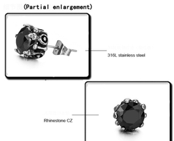 Серьги мужские Steelman mn00930