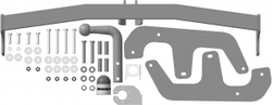 Фаркоп Motodor Renault Sandero Stepway 2009-2014 (оцинк. шар) арт.91704-A