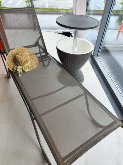 Комплект из 2 шезлонгов Ankara серый Турция