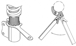 KA-5293 Ключ для шлицевых гаек, набор 11 предметов