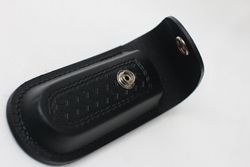 Чехол кожаный черный для ножа или мультитулафотография - 3