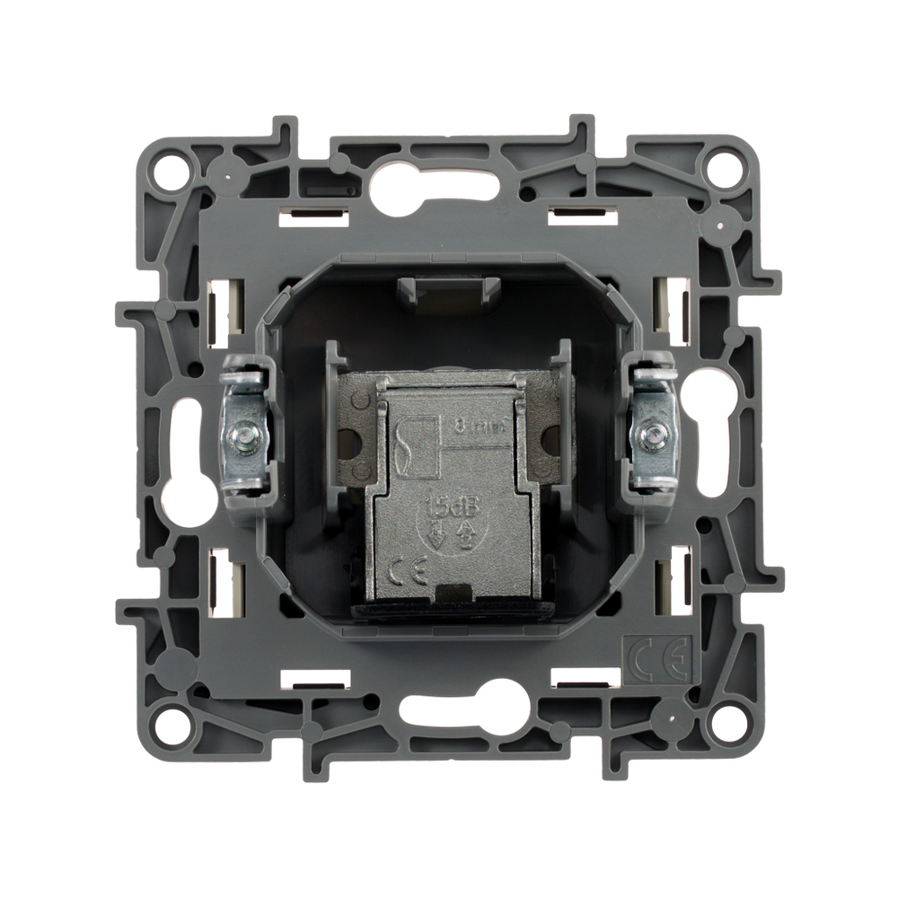 Розетка TV (телевизионная) проходная - слоновая кость ETIKA Legrand