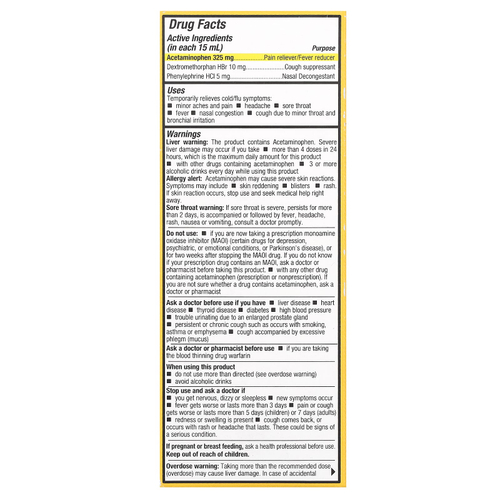 Tukol, мед, мультисимптомный продукт, простуда и грипп, дневной, для детей от 12 лет, натуральный мед, 118 мл (4 жидк. унции)