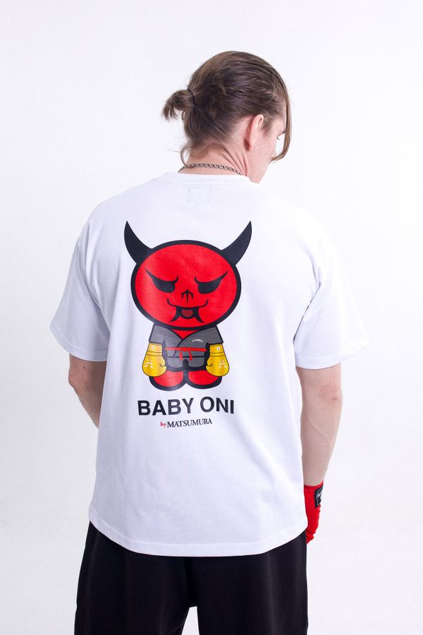 Футболка Baby Oni белая - фото 2