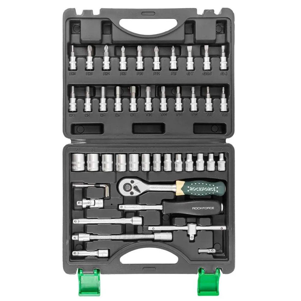 Набор инструмента 46пр. 1/4''(6-гран.)(4-14мм) RockForce##Rock FORCE RF-2462-5