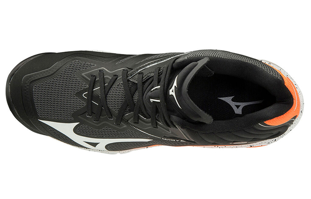 Mizuno Wave Lightning Z6 Textile, Synthetic Leather Slip Resistant, Abrasion Resistant, Breathable Mid top