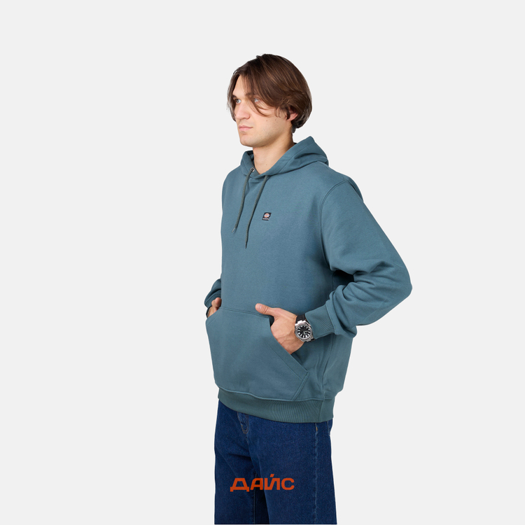 Толстовка мужская Dickies Skateboarding Logo Hoodie артикул:TWSK0_green - купить в магазине Дайс