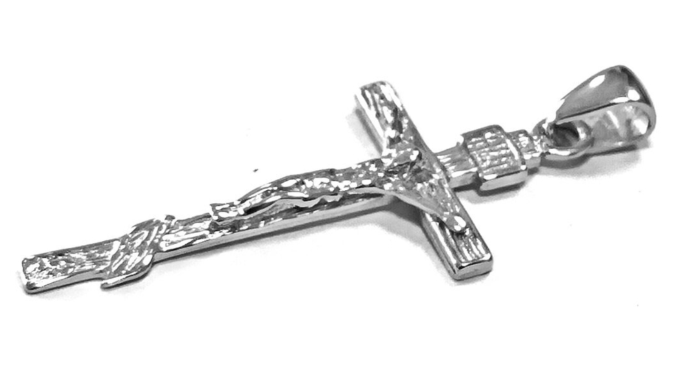 Ювелирный крест из серебра 925 пробы