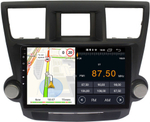 Магнитола для Toyota Highlander 2 2007-2013 XU40 - Parafar PF035T1FHD на Android 13, 8-ядер, 2Гб+32Гб, CarPlay, 4G SIM-слот (крутилки декоративные)
