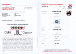 Сапфир, Овал, 3 шт / 6,61 карат, Шри-Ланка