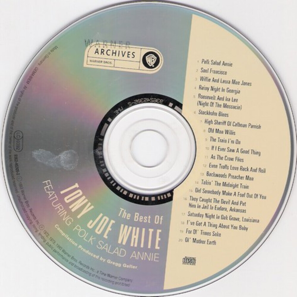 Tony Joe White / The Best Of Tony Joe White Featuring Polk Salad Annie (CD)