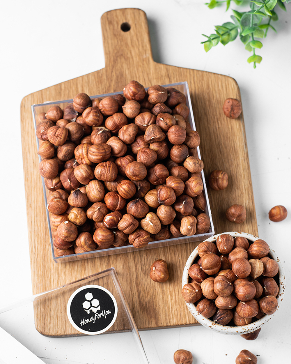 Фундук сырой HoneyForYou, 300 грамм