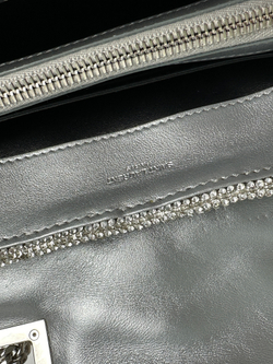 Сумка Saint Laurent Loulou Small crystal shoulder bag