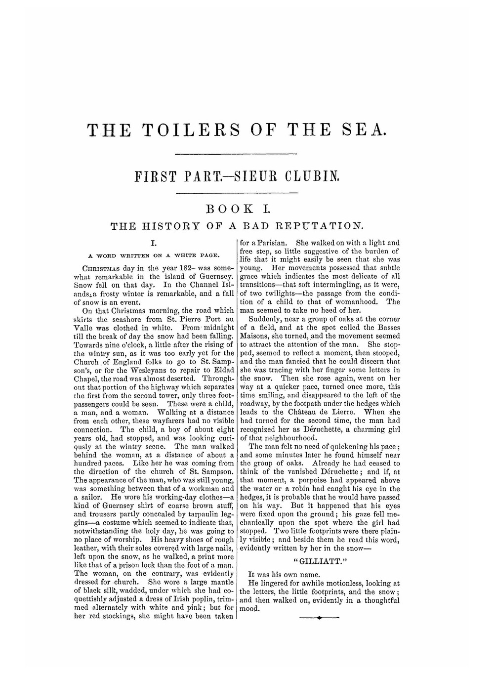 The Toilers of the Sea: A Novel | Victor Hugo
