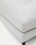 Debra Пуф из перламутровой синели с ножками цвета венге