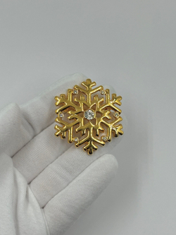 Брошь Снежинка