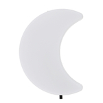 BY Светильник-ночник в розетку Месяц светодиодный, 1Вт, 9см, 230В, пластик, белый