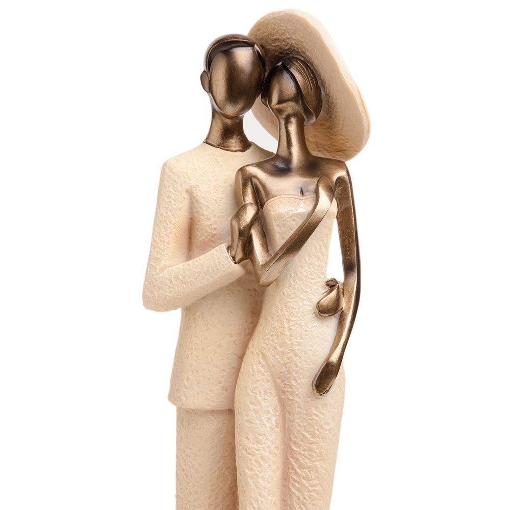 СТАТУЭТКА "ВЛЮБЛЕННЫЕ" СЕРИЯ "ФЬЮЖН" 14*11,5*39,5 СМ. (КОР=6ШТ.)