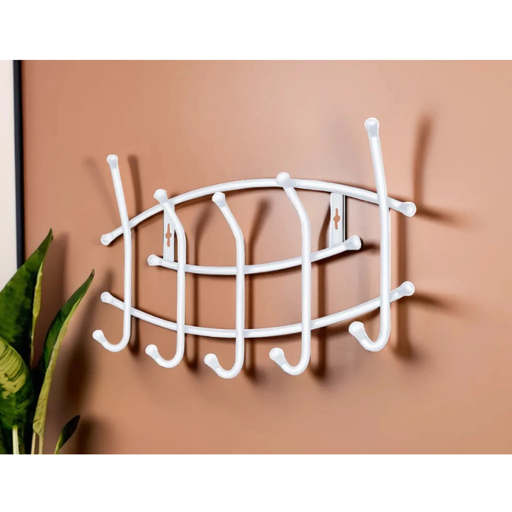 Вешалка настенная (ВНП3/МБ матовый белый)