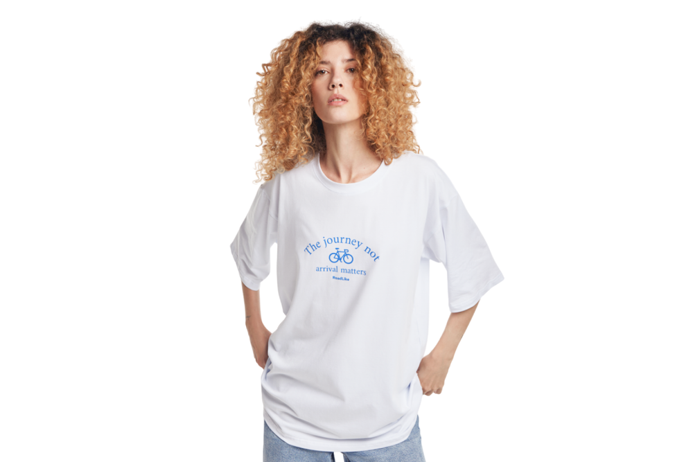 Футболка RoadLike Cycle Vibe M, белый