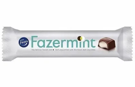 Шоколадный батончик Fazermint с мятой 41 г 